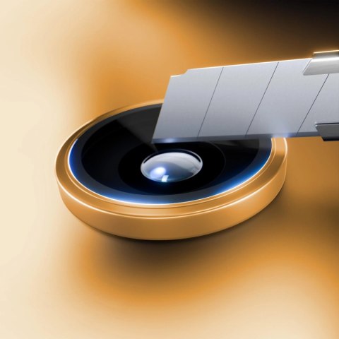 Szkło na obiektyw 3mk HARDY Lens Protection Pro do iPhone 17 Pro / 17 Pro Max - pomarańczowe Szkło na obiektyw 3mk HARDY Lens Protection Pro do iPhone 17 Pro / 17 Pro Max - pomarańczowe