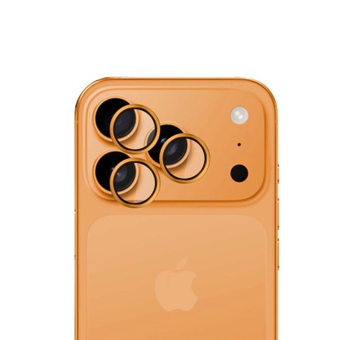 Szkło na obiektyw 3mk HARDY Lens Protection Pro do iPhone 17 Pro / 17 Pro Max - pomarańczowe Szkło na obiektyw 3mk HARDY Lens Protection Pro do iPhone 17 Pro / 17 Pro Max - pomarańczowe