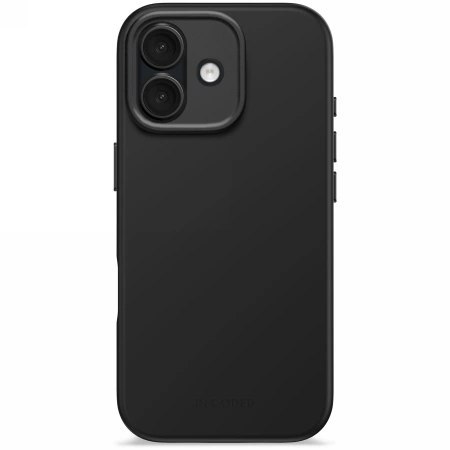 Etui Decoded AntiMicrobial Silicone Backcover MagSafe na iPhone 17 - czarne