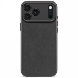 Etui Decoded Leather Backcover MagSafe na iPhone 17 Pro Max - czarne