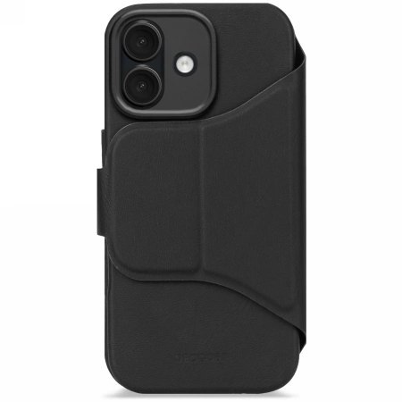 Etui Decoded Textured Silicone Detachable Wallet MagSafe na iPhone 17 - czarne