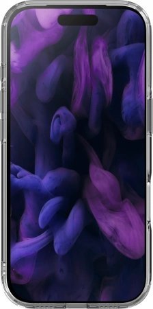 Etui Laut Crystal Fluro MagSafe na iPhone 17 Pro Max - przezroczysto-szare