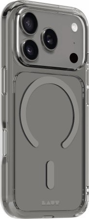 Etui Laut Crystal Fluro MagSafe na iPhone 17 Pro Max - przezroczysto-szare