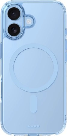 Etui Laut Crystal Fluro MagSafe na iPhone 17 - niebieskie