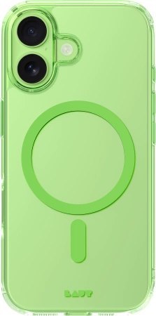 Etui Laut Crystal Fluro MagSafe na iPhone 17 - zielone