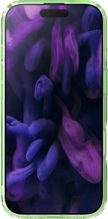 Etui Laut Crystal Fluro MagSafe na iPhone 17 - zielone