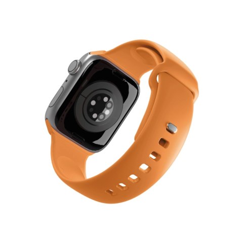 Pasek silikonowy Puro Icon do Apple Watch 44 / 45 / 46 / 49 mm - pomarańczowy