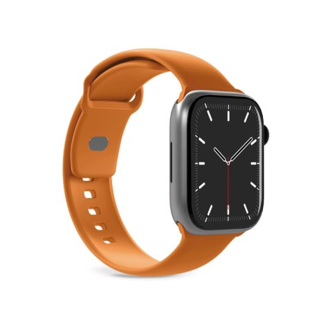 Pasek silikonowy Puro Icon do Apple Watch 44 / 45 / 46 / 49 mm - pomarańczowy