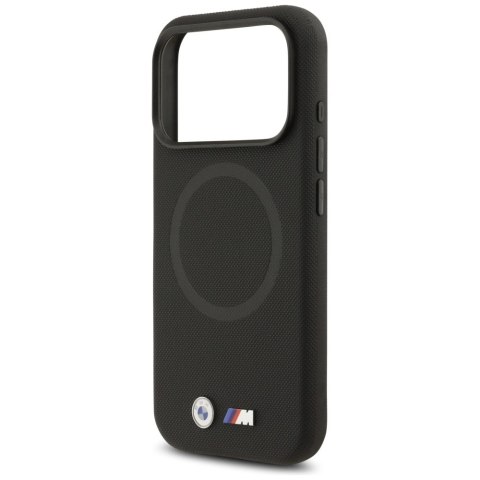 Etui BMW M FW Metal Logo MagSafe na iPhone 17 Pro Max - czarne