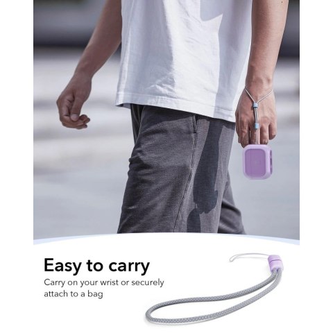Etui ESR Orbit Halolock MagSafe na AirPods Pro - fioletowe