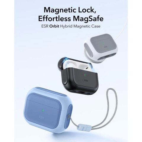 Etui ESR Orbit Halolock MagSafe na AirPods Pro - niebieskie