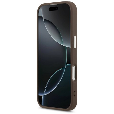 Etui Guess Classic Logo MagSafe do iPhone 17 -brązowe