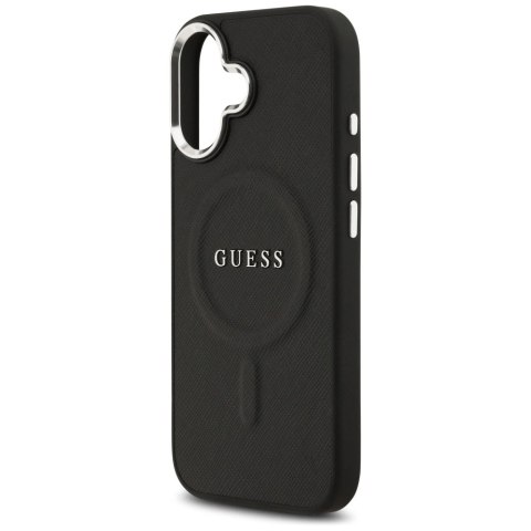 Etui Guess Classic Logo MagSafe do iPhone 17 -czarne