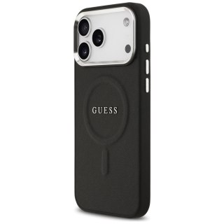 Etui Guess Classic Logo MagSafe na iPhone 17 Pro Max - czarne