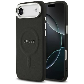 Etui Guess Classic Logo MagSafe na iPhone Air - czarne