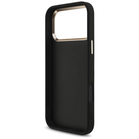 Etui Guess Fixed Glitter Big 4G Metal Frame na iPhone 17 Pro Max - czarne