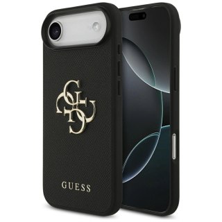 Etui Guess Grained Big 4G & Classic Logo na iPhone Air - czarne