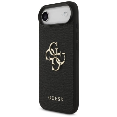 Etui Guess Grained Big 4G & Classic Logo na iPhone Air - czarne