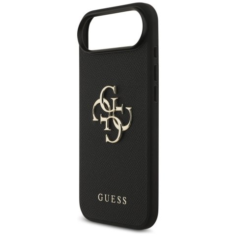Etui Guess Grained Big 4G & Classic Logo na iPhone Air - czarne