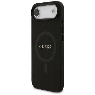 Etui Guess Saffiano Classic Logo MagSafe na iPhone Air - czarne