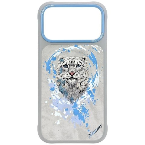 Etui Nimmy Pantera MagSafe na iPhone 17 Pro Max - jasnoszare