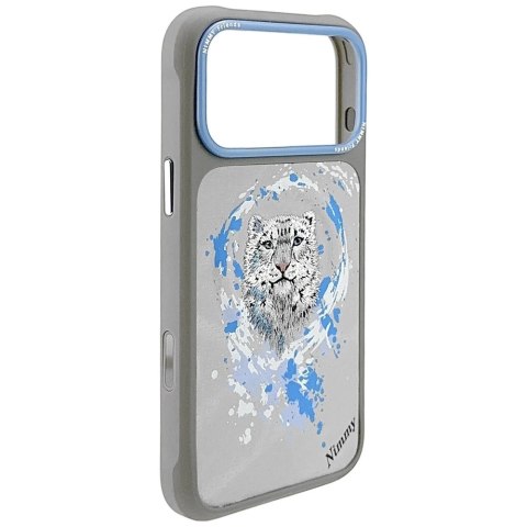 Etui Nimmy Pantera MagSafe na iPhone 17 Pro Max - jasnoszare