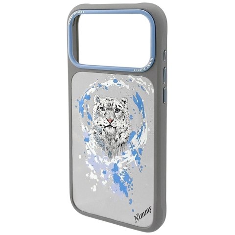 Etui Nimmy Pantera MagSafe na iPhone 17 Pro -jasnoszare