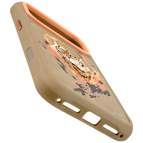 Etui Nimmy Tygrys MagSafe na iPhone 17 Pro - jasnobrązowe