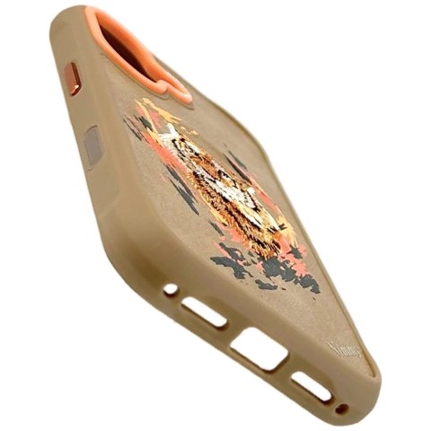 Etui Nimmy Tygrys MagSafe na iPhone 17 - jasnobrązowe