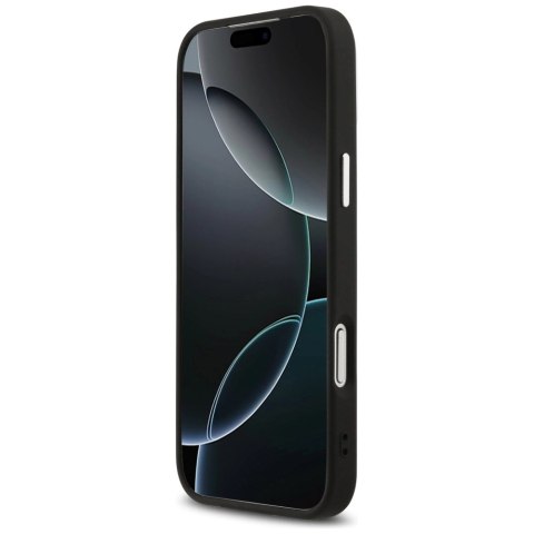 Etui Guess Triangle Logo MagSafe na iPhone 17 Pro - czarne