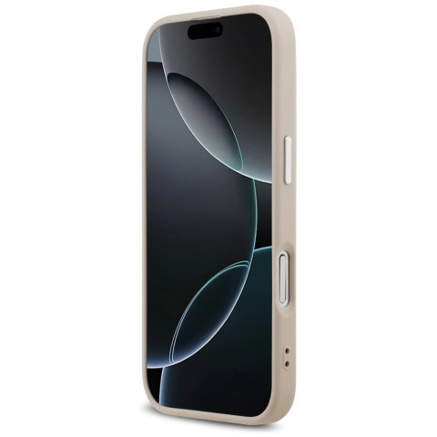 Etui Guess Triangle Logo MagSafe na iPhone 17 - różowe