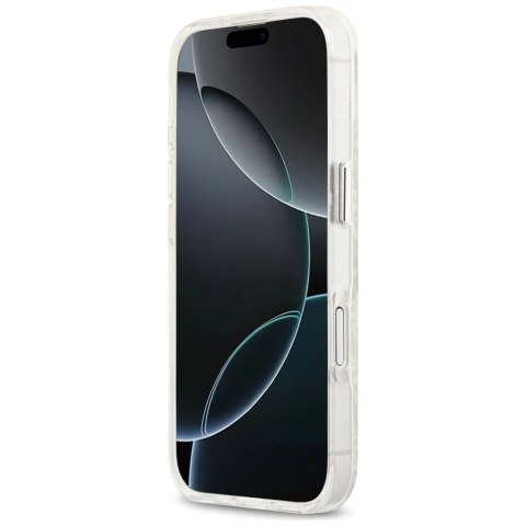 Etui Karl Lagerfeld IML Glitter Karl & Choupette Heads Logo MagSafe na iPhone 17 - szare