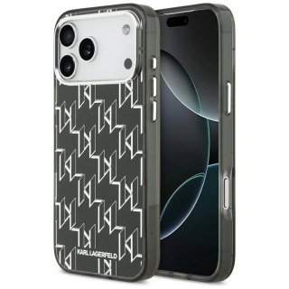 Etui Karl Lagerfeld IML KL Monogram MagSafe na iPhone 17 Pro Max - czarne