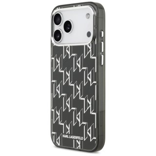 Etui Karl Lagerfeld IML KL Monogram MagSafe na iPhone 17 Pro Max - czarne