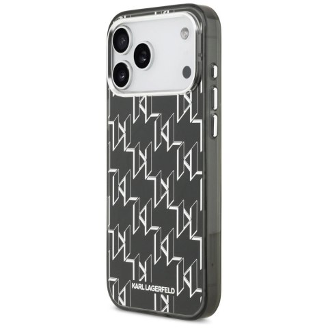 Etui Karl Lagerfeld IML KL Monogram MagSafe na iPhone 17 Pro Max - czarne