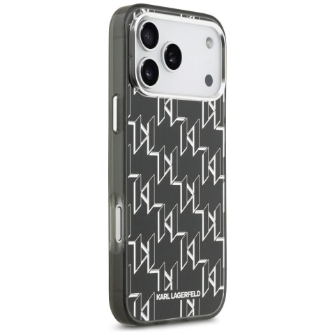 Etui Karl Lagerfeld IML KL Monogram MagSafe na iPhone 17 Pro Max - czarne