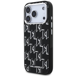 Etui Karl Lagerfeld IML KL Monogram MagSafe na iPhone 17 Pro - czarne