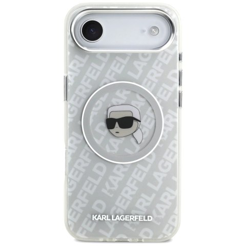 Etui Karl Lagerfeld IML Karl Head Logo MagSafe na iPhone Air -szare