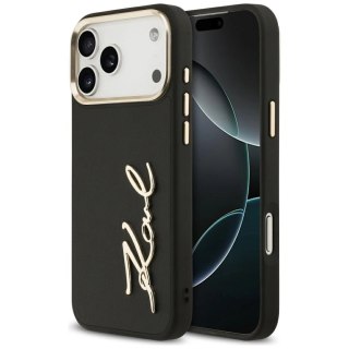 Etui Karl Lagerfeld Karl Script Logo na iPhone 17 Pro Max - czarne