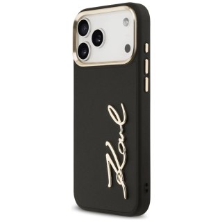 Etui Karl Lagerfeld Karl Script Logo na iPhone 17 Pro Max - czarne