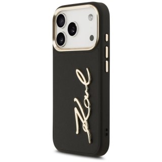 Etui Karl Lagerfeld Karl Script Logo na iPhone 17 Pro - czarne