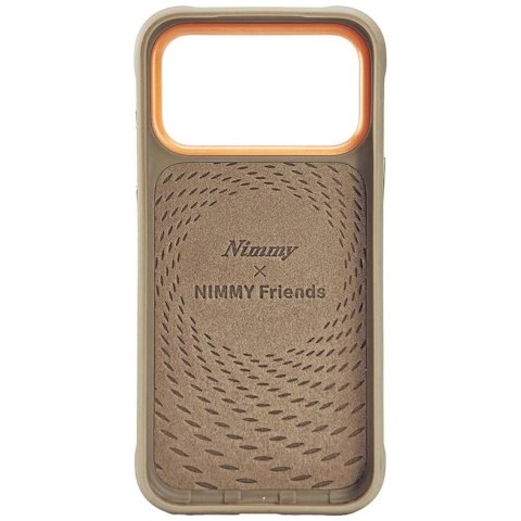Etui Nimmy Cool&Cute 2.0 Bear na iPhone 17 Pro Max - beżowe
