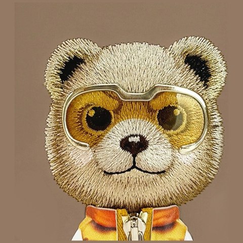 Etui Nimmy Cool&Cute 2.0 Bear na iPhone 17 - beżowe