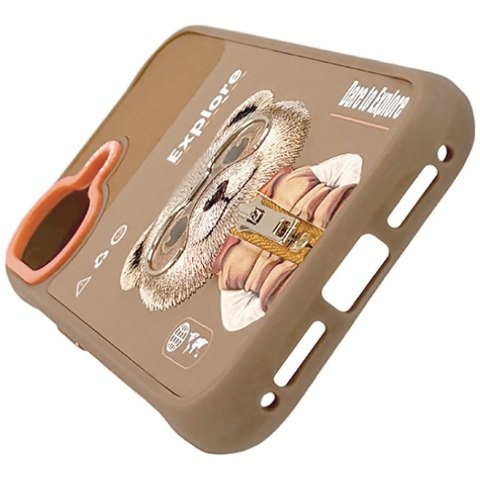 Etui Nimmy Cool&Cute 2.0 Bear na iPhone 17 - beżowe