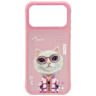 Etui Nimmy Cool&Cute 2.0 Cat na iPhone 17 Pro Max - różowe