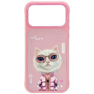 Etui Nimmy Cool&Cute 2.0 Cat na iPhone 17 Pro - różowe