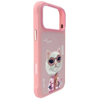 Etui Nimmy Cool&Cute 2.0 Cat na iPhone 17 Pro - różowe