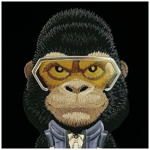 Etui Nimmy Cool&Cute 2.0 Gorilla na iPhone 17 Pro Max - czarne