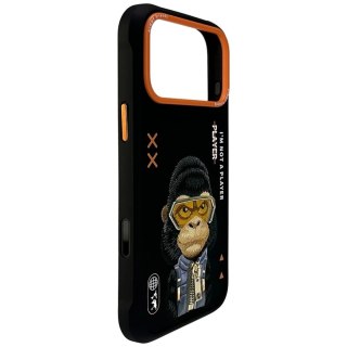 Etui Nimmy Cool&Cute 2.0 Gorilla na iPhone 17 Pro - czarne