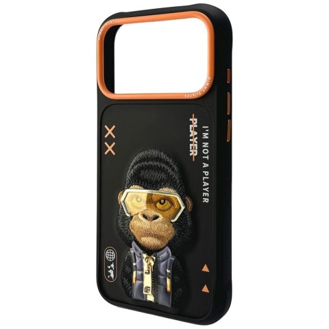Etui Nimmy Cool&Cute 2.0 Gorilla na iPhone 17 Pro - czarne